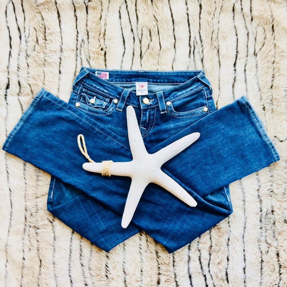 🏷SOLD Gemstone studded Bootcut Jeans